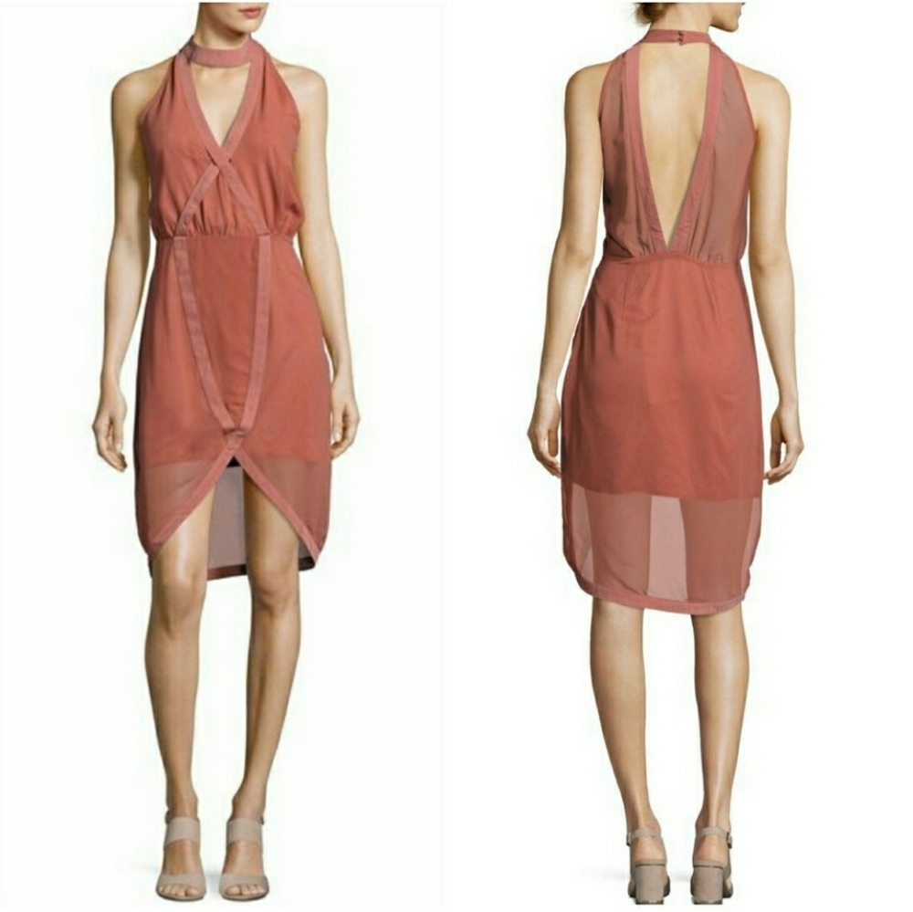 new Keepsake the Label Curious Mauve Pink Dress Formal Large